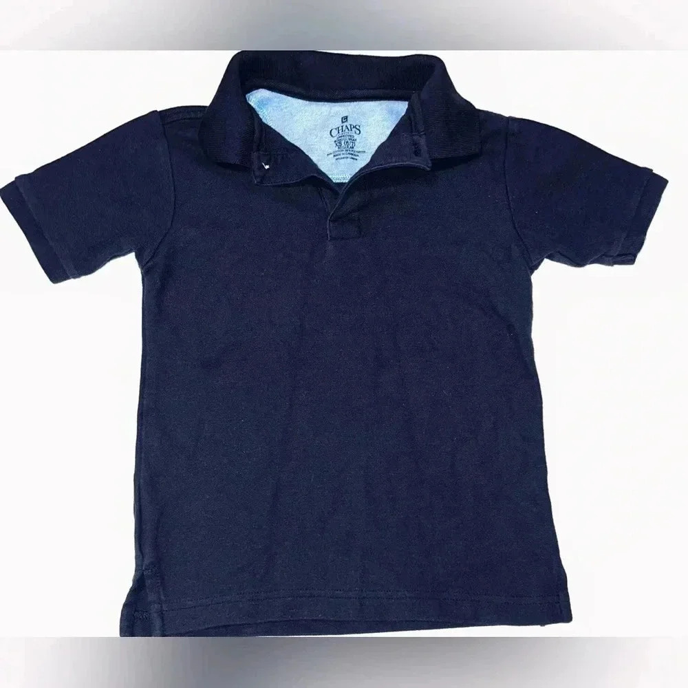 Boys chaps polo top navy 6/7